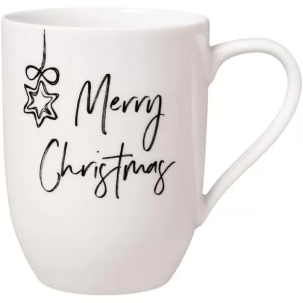 Villeroy &amp; Boch – Statement mug Je t'aime 11.5 x 8 x 10.5 cm, white porcelain cup, 280 ml