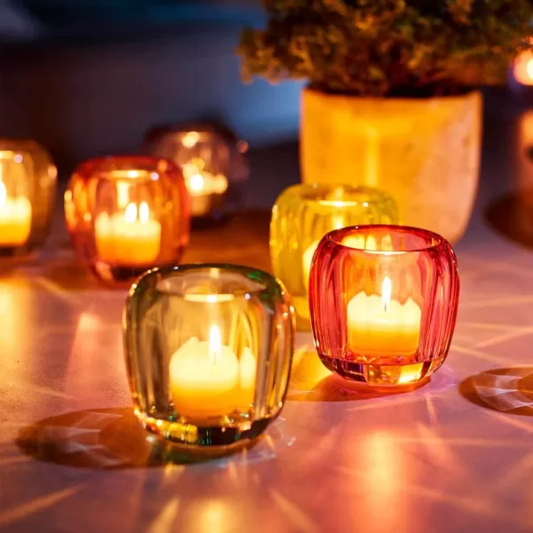 Villeroy &amp; Boch Coloured Delight Tealight Holder, Clear