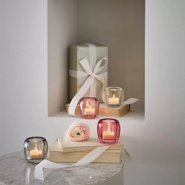 Villeroy &amp; Boch Coloured Delight Tealight Holder, Clear