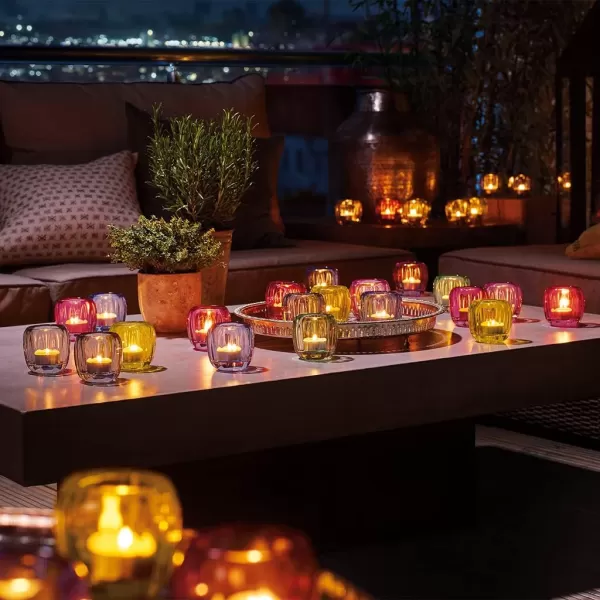 Villeroy &amp; Boch Coloured Delight Tealight Holder, Clear