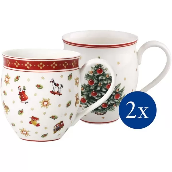 Villeroy &amp; Boch 6-Piece Delight Breakfast Set for 2, Red