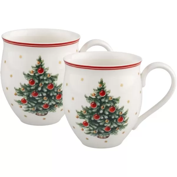 Villeroy &amp; Boch 6-Piece Delight Breakfast Set for 2, Red