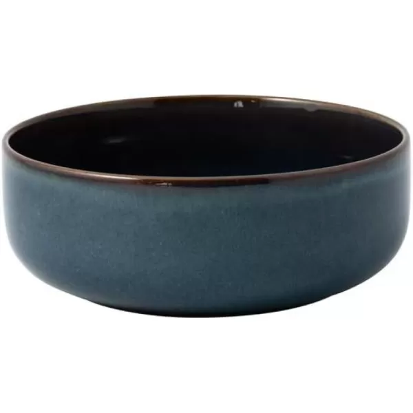 like. by Villeroy &amp; Boch Crafted Denim Deep Plate 21.5 cm Premium Porcelain Blue