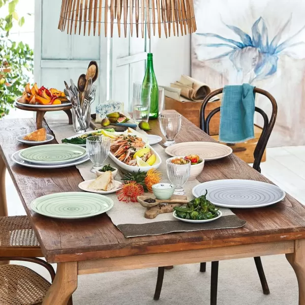 Artesano Nature Beige Buffet/Pizza Plate by Villeroy &amp; Boch - Premium Porcelain - Made in Germany - Dishwasher and Microwave Safe - 12.5 Inches