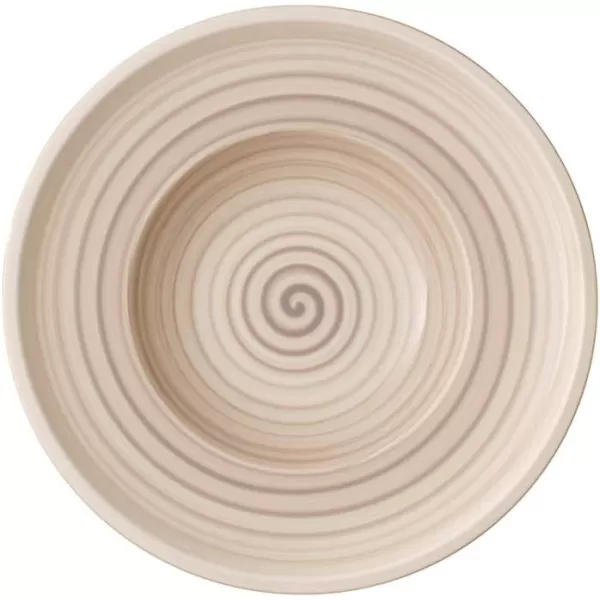 Artesano Nature Beige Buffet/Pizza Plate by Villeroy &amp; Boch - Premium Porcelain - Made in Germany - Dishwasher and Microwave Safe - 12.5 Inches