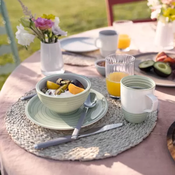 Artesano Nature Beige Buffet/Pizza Plate by Villeroy &amp; Boch - Premium Porcelain - Made in Germany - Dishwasher and Microwave Safe - 12.5 Inches