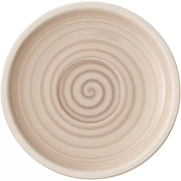 Artesano Nature Beige Buffet/Pizza Plate by Villeroy &amp; Boch - Premium Porcelain - Made in Germany - Dishwasher and Microwave Safe - 12.5 Inches