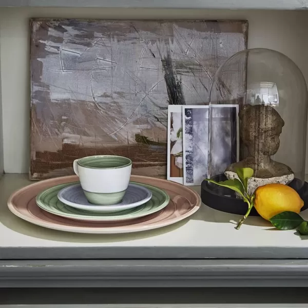 Artesano Nature Beige Buffet/Pizza Plate by Villeroy &amp; Boch - Premium Porcelain - Made in Germany - Dishwasher and Microwave Safe - 12.5 Inches