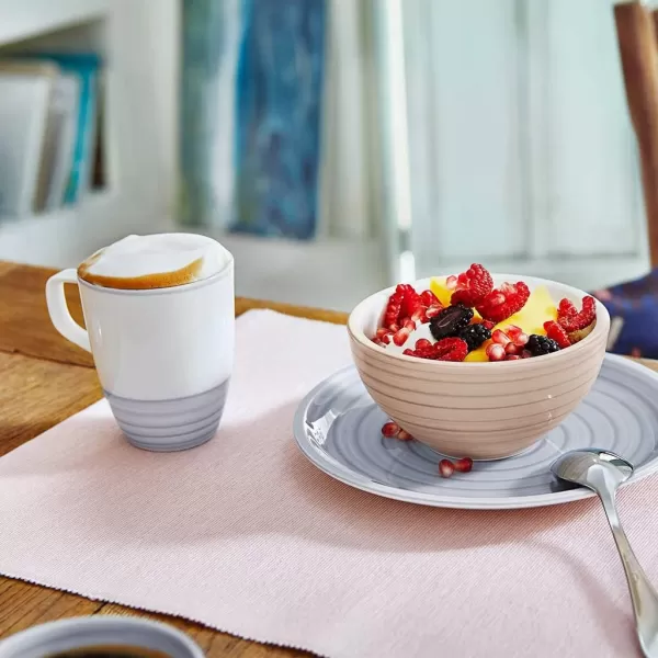 Artesano Nature Beige Buffet/Pizza Plate by Villeroy &amp; Boch - Premium Porcelain - Made in Germany - Dishwasher and Microwave Safe - 12.5 Inches