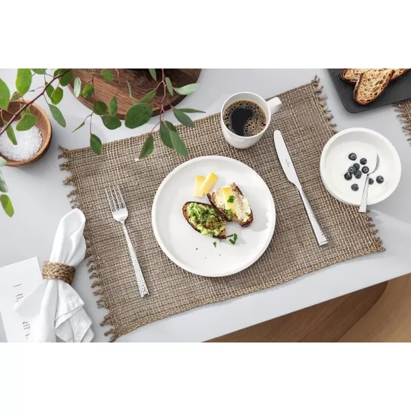 Villeroy &amp; Boch Artesano Original Set for 2 People 6-Piece Premium Porcelain Breakfast Service White Dishwasher Safe