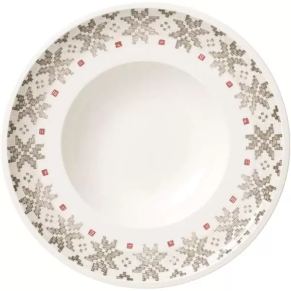 Artesano Montagne Round Vegetable Bowl by Villeroy &amp; Boch - Premium Porcelain - Made in Germany - Dishwasher and Microwave Safe - 9.5 Inches)
