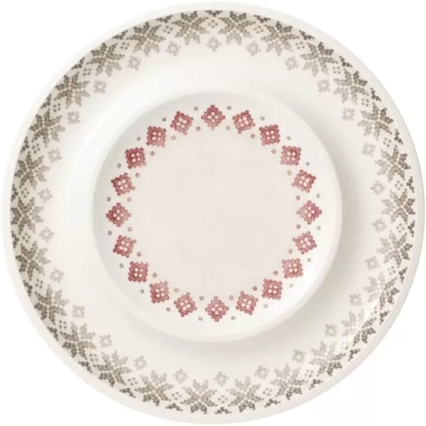 Artesano Montagne Round Vegetable Bowl by Villeroy &amp; Boch - Premium Porcelain - Made in Germany - Dishwasher and Microwave Safe - 9.5 Inches