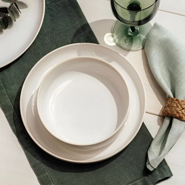 like. by Villeroy &amp; Boch - Crafted Cotton, deep plate, premium porcelain, shallow bowl, dishwasher-safe, microwave-safe, plate, crockery, flat plate, dinner plate, crockery