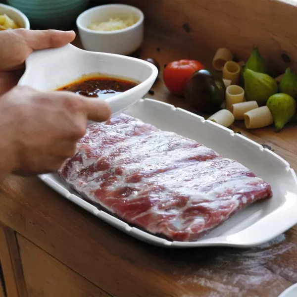 Villeroy &amp; Boch BBQ Passion Porcelain Kebob Plate