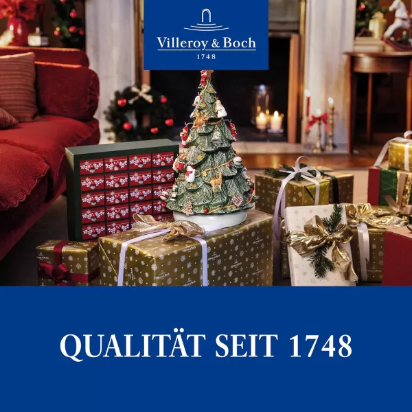 imageVilleroy ampamp Boch Christmas Memory Advent Calendar Set Including Tree 26 Pieces 43cm Red43cm