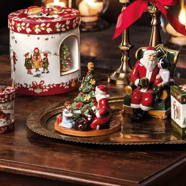 imageVilleroy ampamp Boch Christmas Santa in Armchair Multicoloured 10 x 10 x 15 cm Hard Porcelain MultiColour One Size