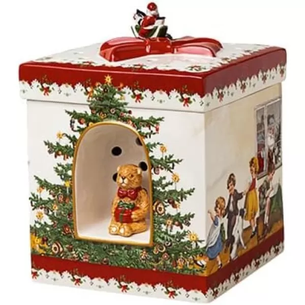 imageVilleroy ampamp Boch  Christmas Package Square Children 17 x 17 x 215cm Porcelain Multicoloured