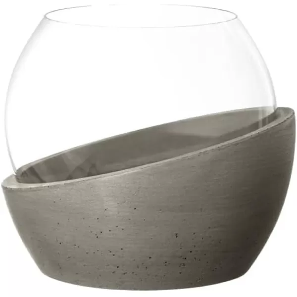 imageVilleroy ampamp Boch  NewMoon Home Hurricane lamp 17 x 165 x 145 cm Crystal GlassConcreteHurricane lamp