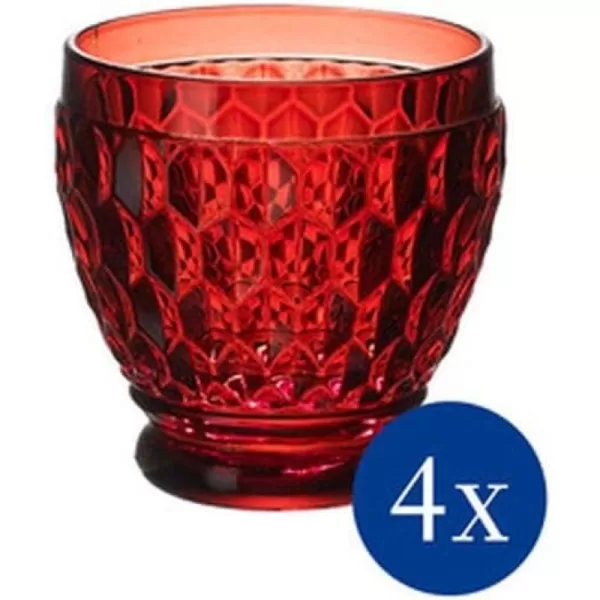 imageVilleroy ampamp Boch Boston Colored ChampagneDessert Bowl Rose Set of 4 1325oz