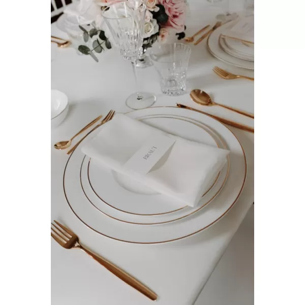 imageVilleroy ampamp Boch Signature Chteau Septfontaines Dinner Plate Diameter 275 cm WhiteGoldArt Deco