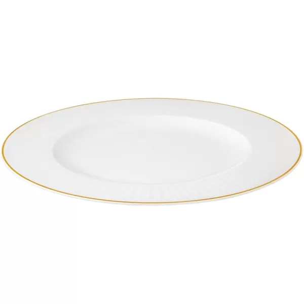 imageVilleroy ampamp Boch Signature Chteau Septfontaines Dinner Plate Diameter 275 cm WhiteGoldArt Deco
