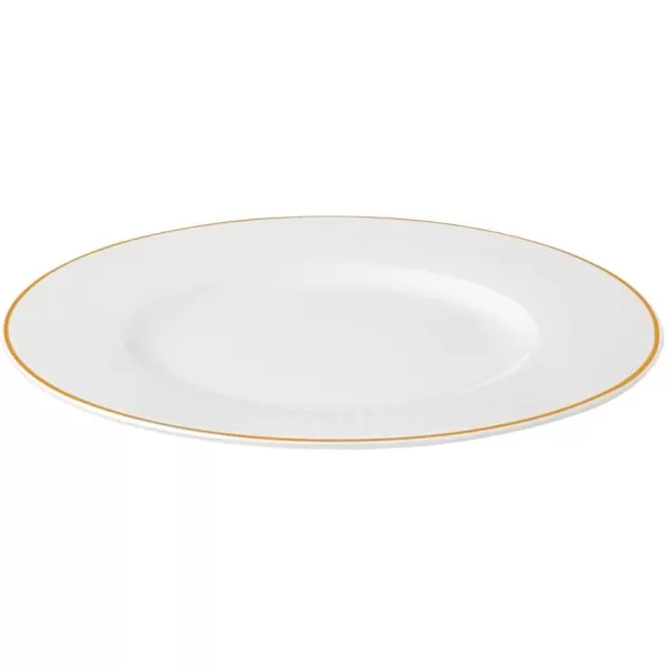 imageVilleroy ampamp Boch Signature Chteau Septfontaines Dinner Plate Diameter 275 cm WhiteGoldTraditional
