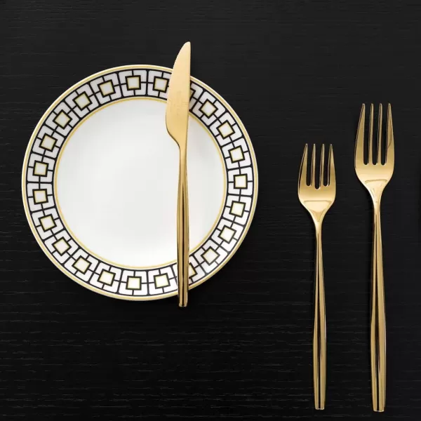 imageVilleroy ampamp Boch Signature MetroChic bread plate whiteblackgold