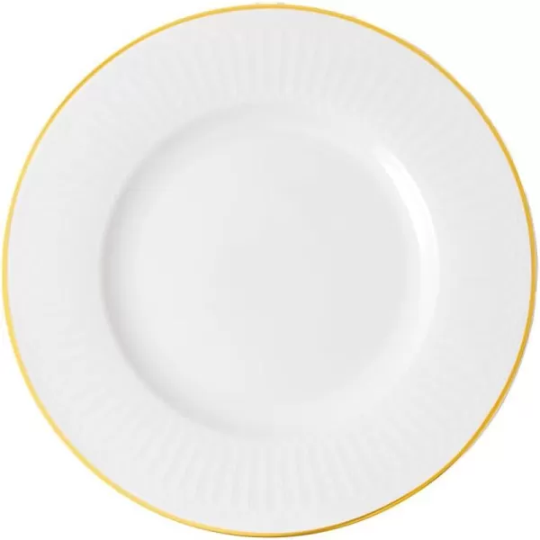 imageVilleroy ampamp Boch Signature Chteau Septfontaines Dinner Plate Diameter 275 cm WhiteGoldRetro