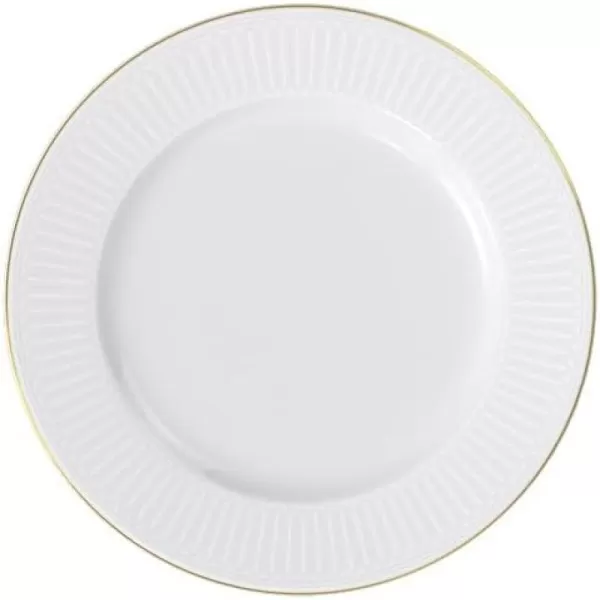 imageVilleroy ampamp Boch Signature Chteau Septfontaines Round Serving Plate Diameter 335 cm White  Gold