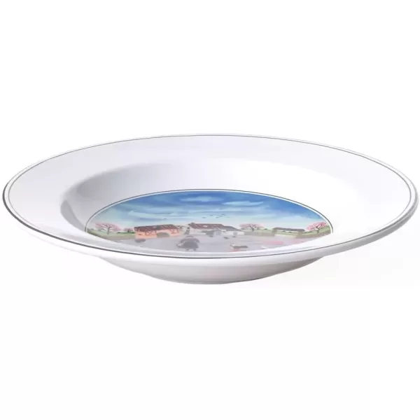 imageVilleroy ampamp Boch Design Naif Bread ampamp Butter Plate 6Boy ampamp Girl 675 in Premium Porcelain WhiteColorful9 in