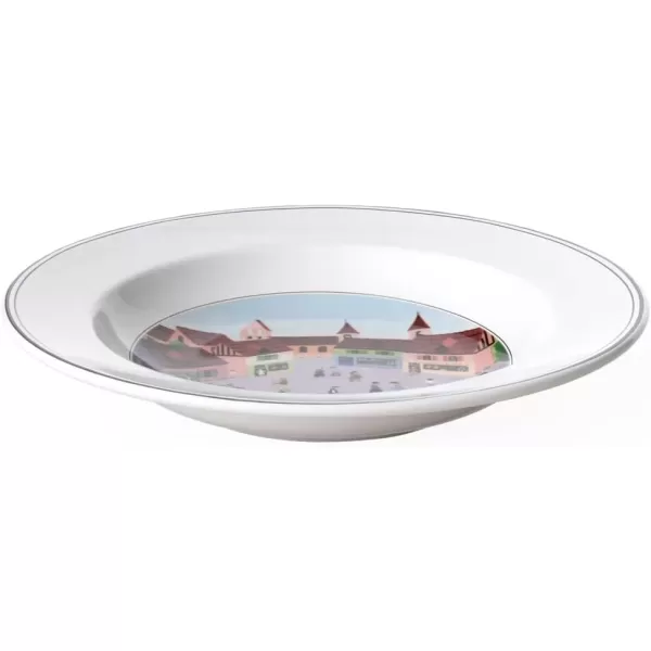 imageVilleroy ampamp Boch Design Naif Bread ampamp Butter Plate 6Boy ampamp Girl 675 in Premium Porcelain WhiteColorful9 in