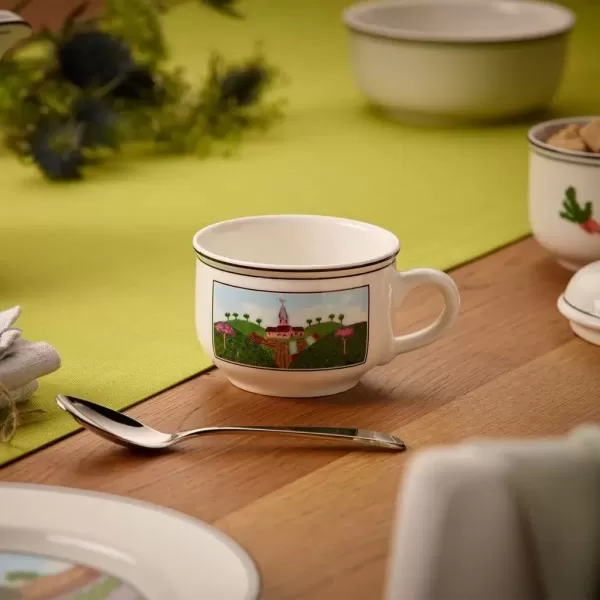 imageVilleroy ampamp Boch Design Naif Tea Cup 250 ml Height 6 cm Premium Porcelain Multicolour 025 Litre025 Litre