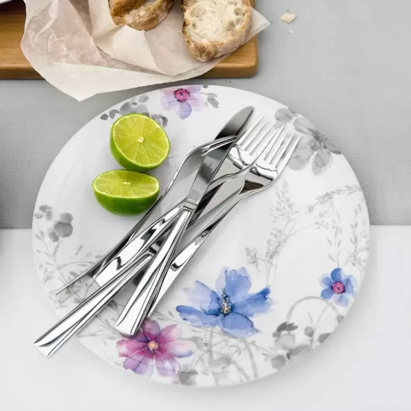 imageVilleroy ampamp Boch Mariefleur Basic Coffee Beautiful Premium Porcelain Saucer with Playful Flower Decoration Dishwasher Safe 16 cmGrey White