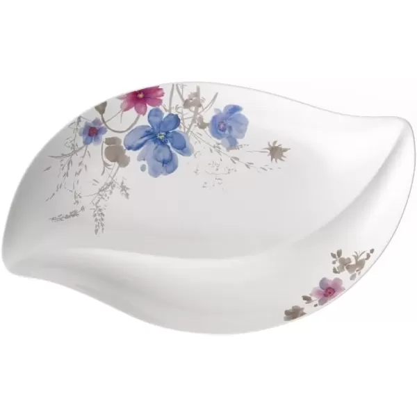 imageVilleroy ampamp Boch Mariefleur Basic Coffee Beautiful Premium Porcelain Saucer with Playful Flower Decoration Dishwasher Safe 16 cmWhiteMulticoloured
