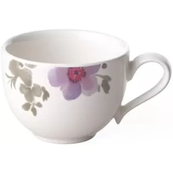 imageVilleroy ampamp Boch Mariefleur Basic Espresso Cup 275 oz Premium Porcelain WhiteMulticoloredGray