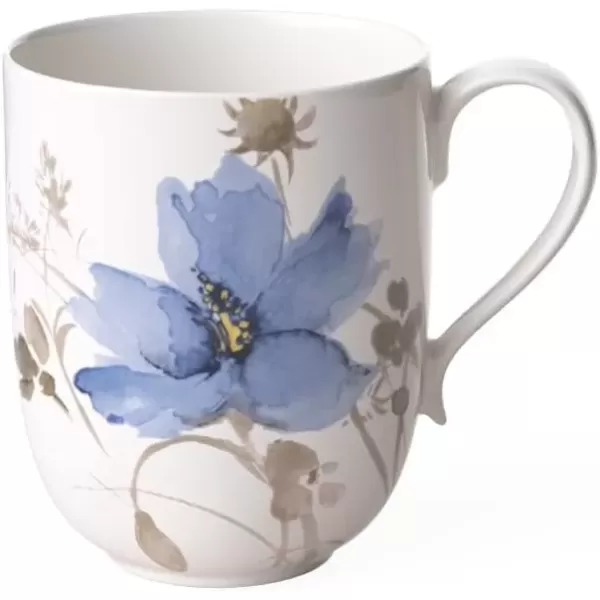 imageVilleroy ampamp Boch Mariefleur Basic Espresso Cup 275 oz Premium Porcelain WhiteMulticoloredMulticolor