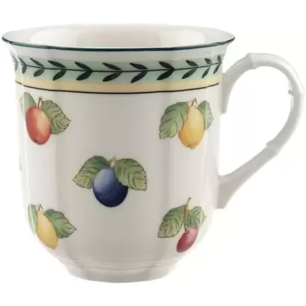 imageVilleroy ampamp Boch French Garden Fleurence Mug 10 oz Premium Porcelain WhiteMulticolored10 oz