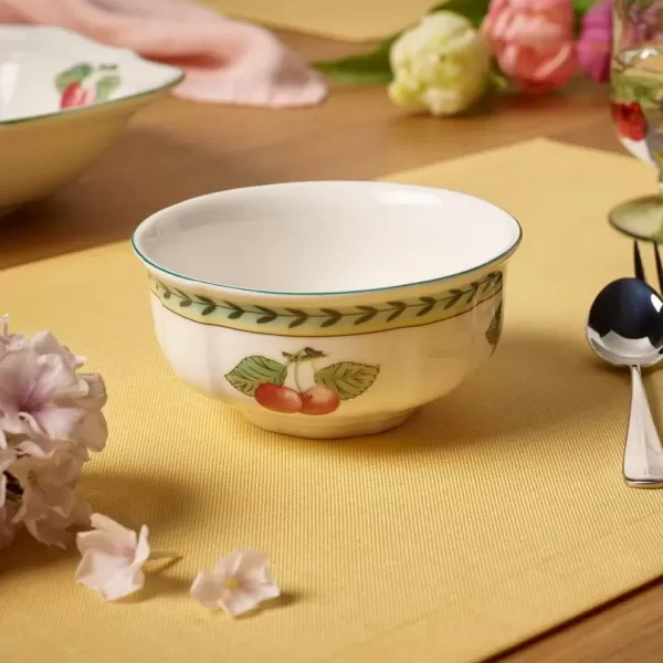 imageVilleroy ampamp Boch French Garden Fleurence SoupCereal 5 in Premium Porcelain WhiteMulticolored