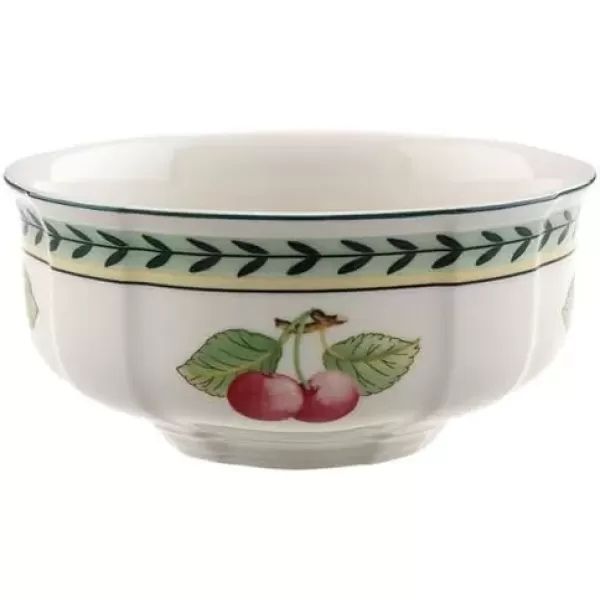 imageVilleroy ampamp Boch French Garden Fleurence SoupCereal 5 in Premium Porcelain WhiteMulticolored
