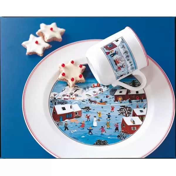imageVilleroy ampamp Boch Naif Christmas Dinner Plate 105quot