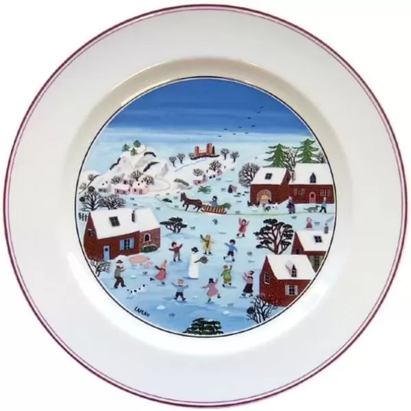 imageVilleroy ampamp Boch Naif Christmas Dinner Plate 105quot