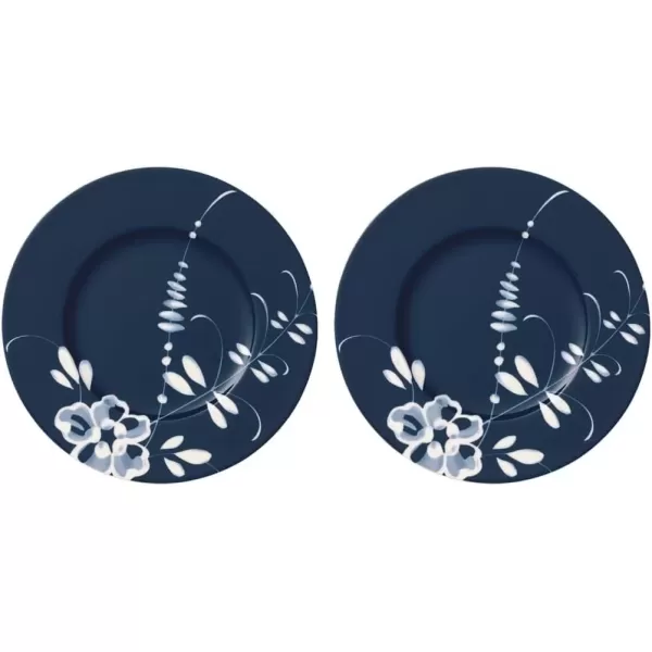 imageVilleroy ampamp Boch Old Luxembourg Brindille Bread ampamp Butter Plate 625 in Premium Porcelain Blue1 Count Pack of 2