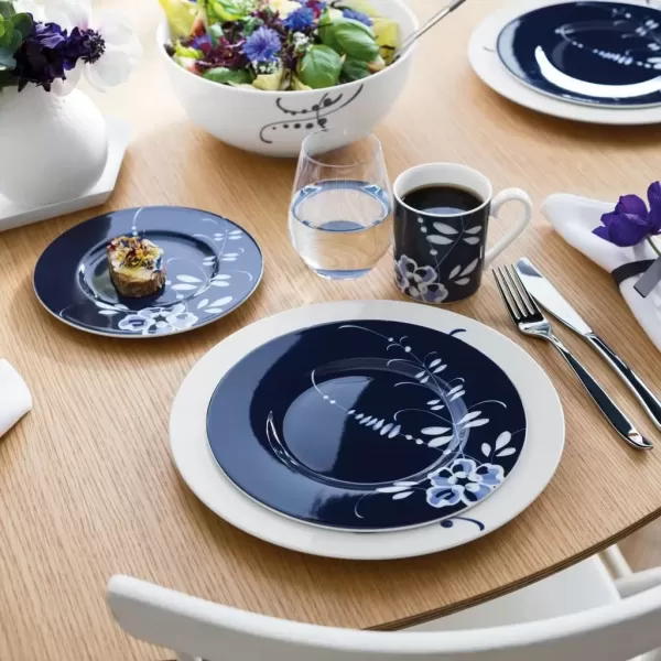 imageVilleroy ampamp Boch Old Luxembourg Brindille Bread ampamp Butter Plate 625 in Premium Porcelain Blue625 in