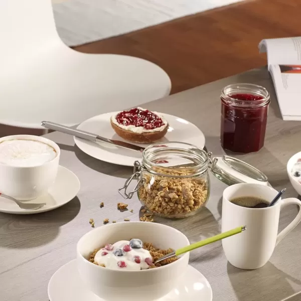 imageVilleroy ampamp Boch for Me Bread ampamp Butter Appetizer Plates 16 cm White