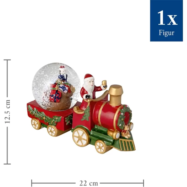 imageVilleroy ampamp Boch  Christmas Toys Large Train Snow Globe Train 875x325x5 in PorcelainGlass Multicolored
