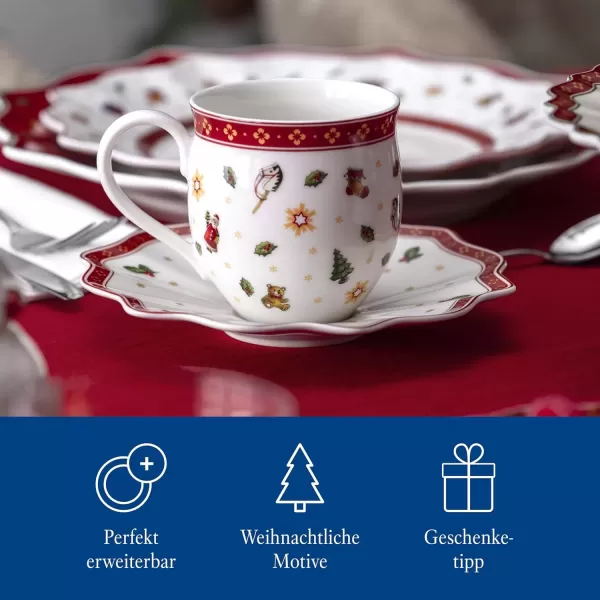 imageVilleroy ampamp Boch  Toys Delight Mug Small Mug Christmas Cup Coffee Cup Hot Drink Mug Winter Toys Christmas Cup Winter Cup Christmas Coffee Mug Porcelain