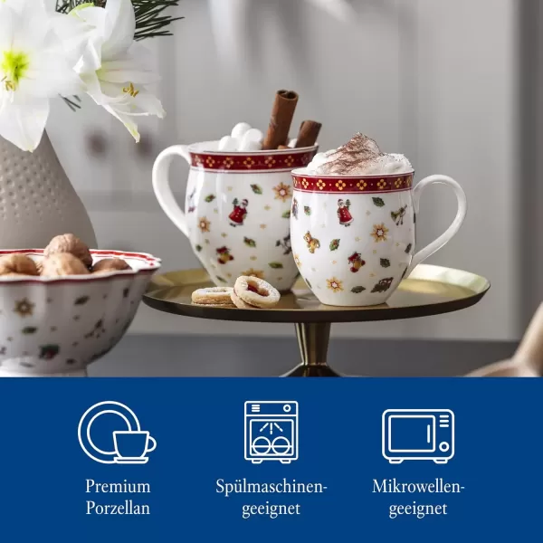 imageVilleroy ampamp Boch  Toys Delight Mug Small Mug Christmas Cup Coffee Cup Hot Drink Mug Winter Toys Christmas Cup Winter Cup Christmas Coffee Mug Porcelain