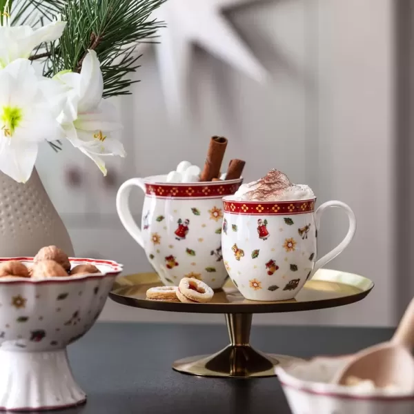 imageVilleroy ampamp Boch  Toys Delight Mug Small Mug Christmas Cup Coffee Cup Hot Drink Mug Winter Toys Christmas Cup Winter Cup Christmas Coffee Mug Porcelain