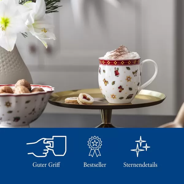 imageVilleroy ampamp Boch  Toys Delight Mug Small Mug Christmas Cup Coffee Cup Hot Drink Mug Winter Toys Christmas Cup Winter Cup Christmas Coffee Mug Porcelain