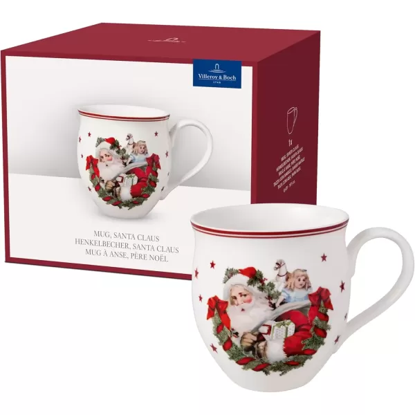 imageVilleroy ampamp Boch  Toys Delight Mug with Santa Claus Pattern 390 ml Christmas Cup Mug Coffee Cup Hot Drink Mug Winter Toys Christmas Cup Winter Cup Christmas Coffee Mug Porcelain